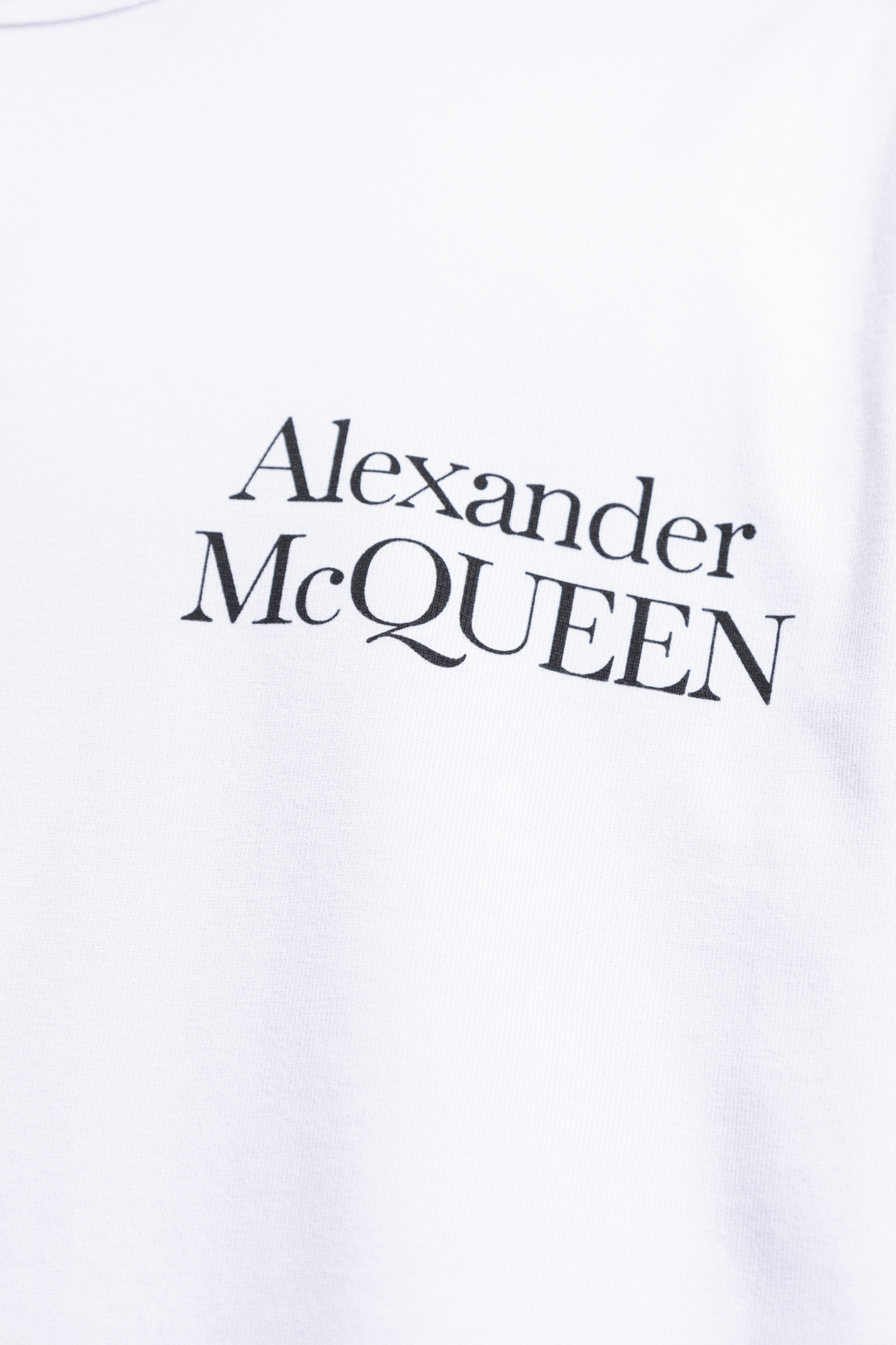 Alexander mcqueen white t shirt sale